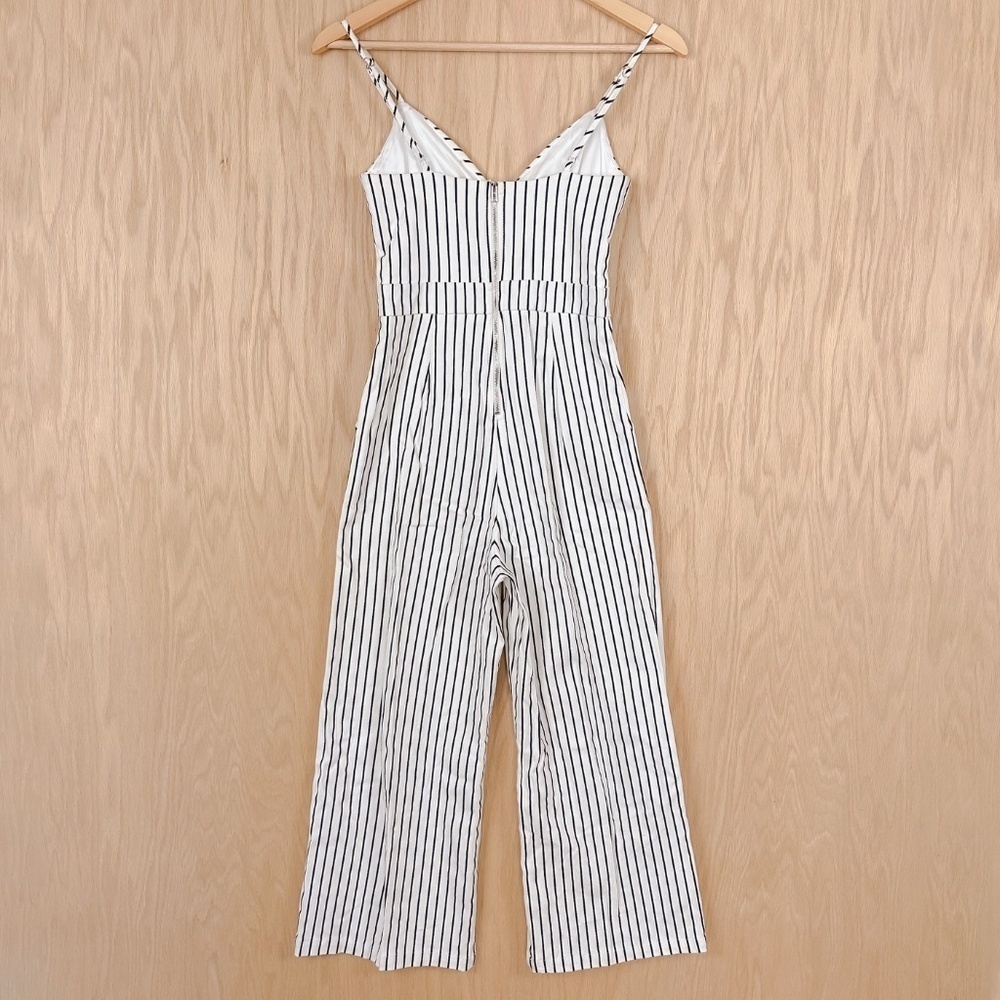 Main Strip Wide Leg Striped Jumpsuit - Picture 7 of 12
